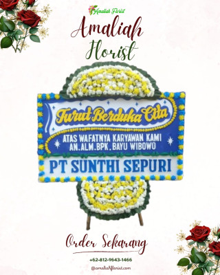 Papan Bunga Duka di Salopa