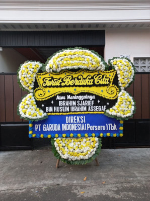 Papan Bunga Duka di Salopa